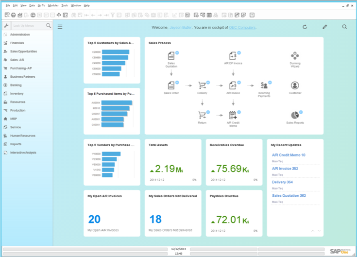 SAP Business One—sap B1價格 優(yōu)惠、功能全面、易于實施